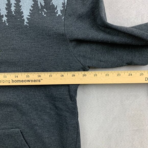 Tentree Mens Sweater Small Gray Juniper Hoodie Pullover Organic Cotton Outdoor - Picture 5 of 9